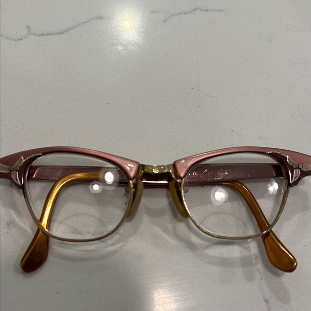 Vintage 50s Cat Eye Glasses - image 2